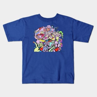 Somewhere Between Knowledge and Beauty Kids T-Shirt